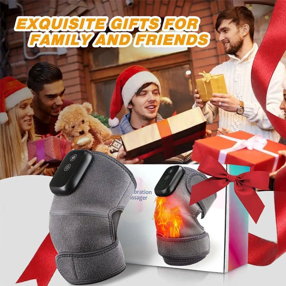 

Knee Massager Pads Shoulder Massage Dual-use Vibration Relax Relieve Massageador Chargable Electric Portable Heating Wirele T8n3