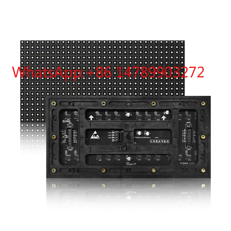 Фото Модуль светодиодного LED-дисплея SMD для помещений и улицы P3-P10, цифровая рекламная панель для торговых центров и стадионов №1