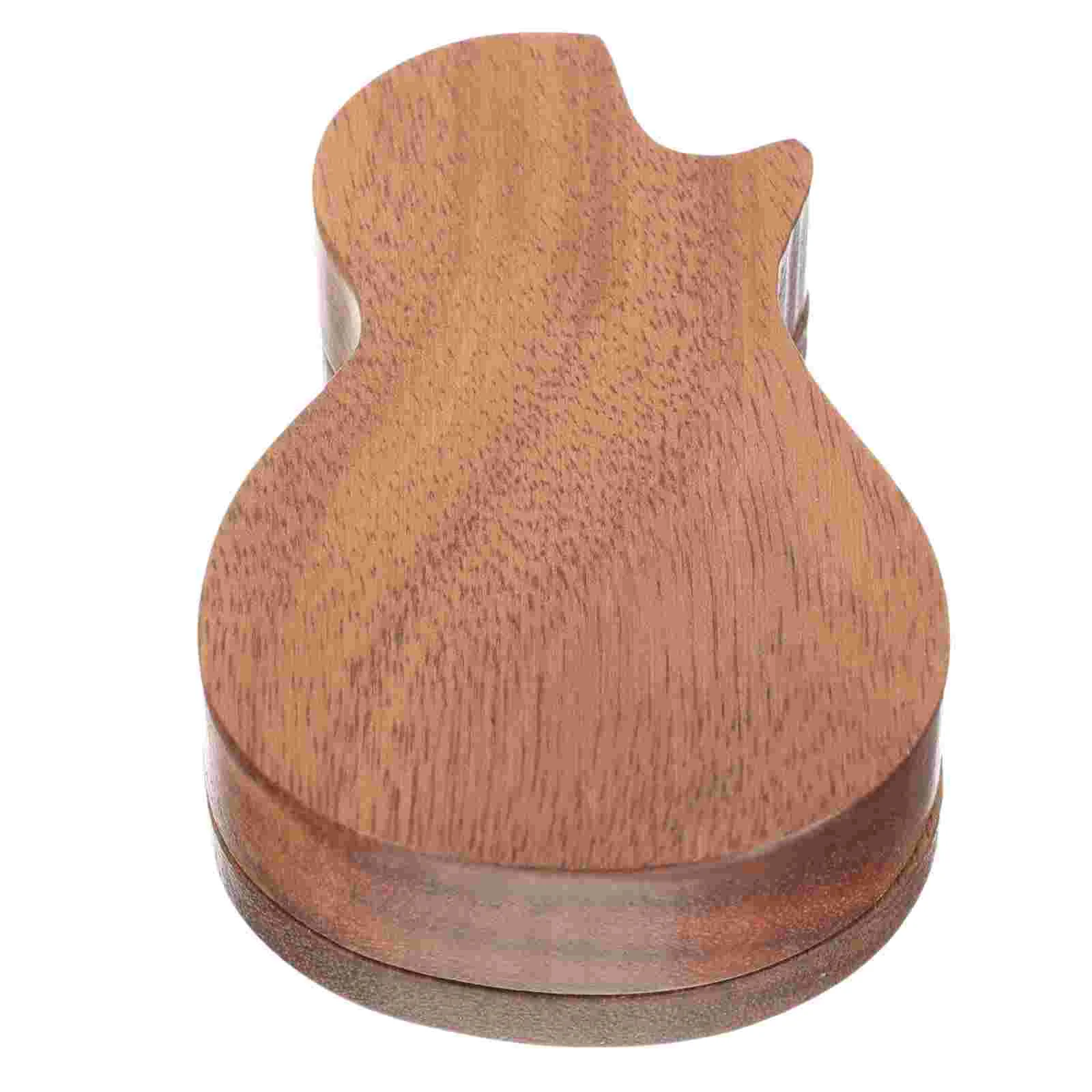 

Creative Solid Wooden Guitar Pick Box Storage Case Guitar Plectrum Holder