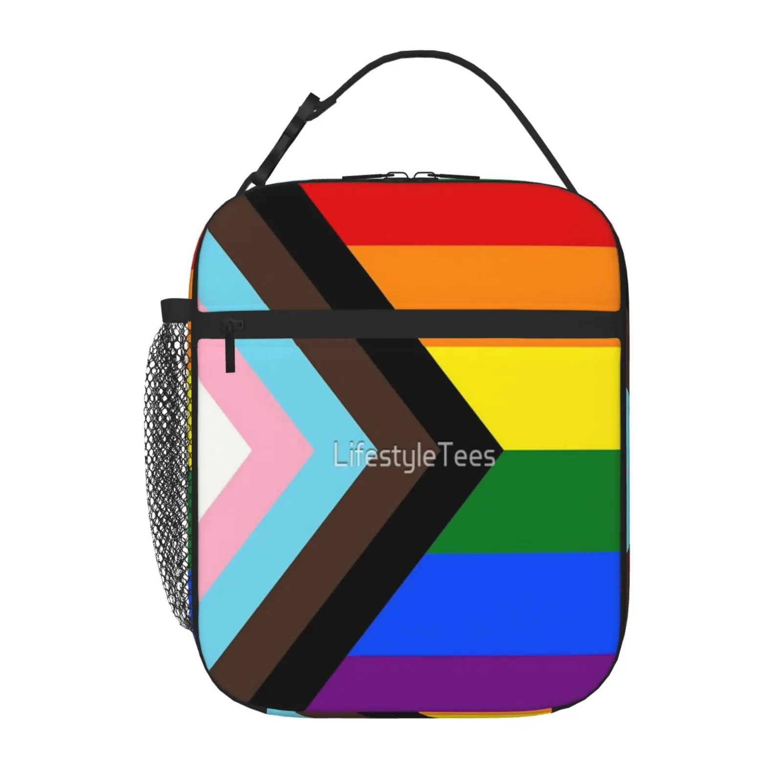 

Progress Pride Flag Women'S Lunch Bags Lunchbox Bag Picnic Bag