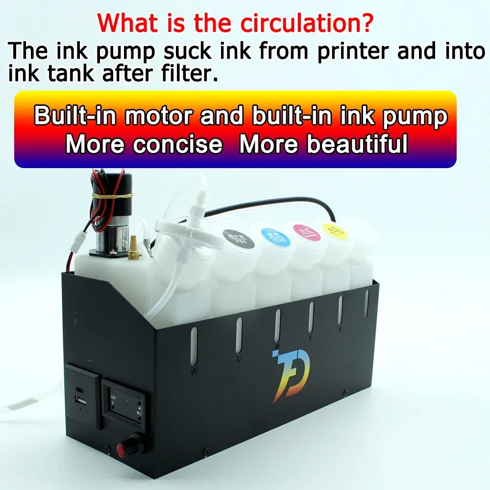 8550 DTF Ciss Ink CISS Система шейкера с белыми чернилами для Epson ET ET8550 L1800 L18050 L8050