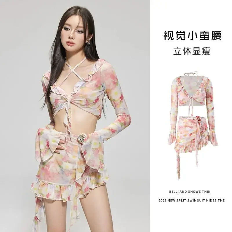 Y2k цельный купальник женский милый с принтом для девочек летние женские монокини