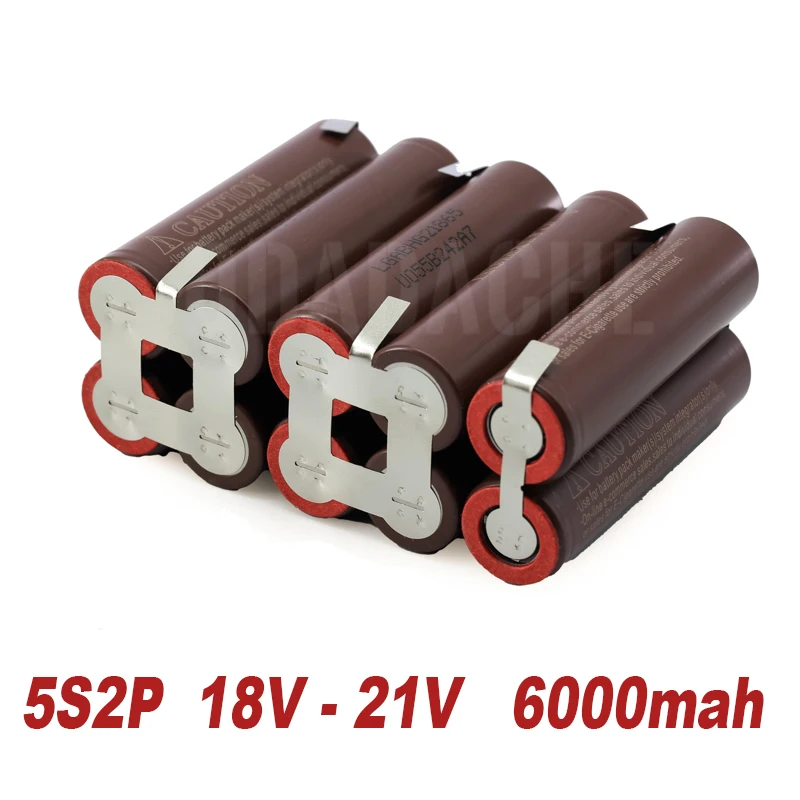 

NEW 18650 HG2 3000mAh 6000mAh 20amps 3S 4S 5S 6S 8S 7.4V 12.6V 14.8V 18V 25.2V 29.6V For Screwdriver batteries weld battery pack