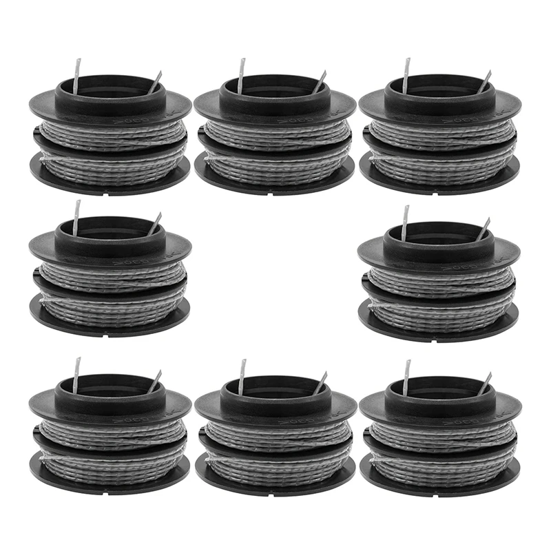 

8Pack String Trimmer Replacement Spool SB00L00 2901619 2906302 For Greenworks 80V ST60V ST60V-T0