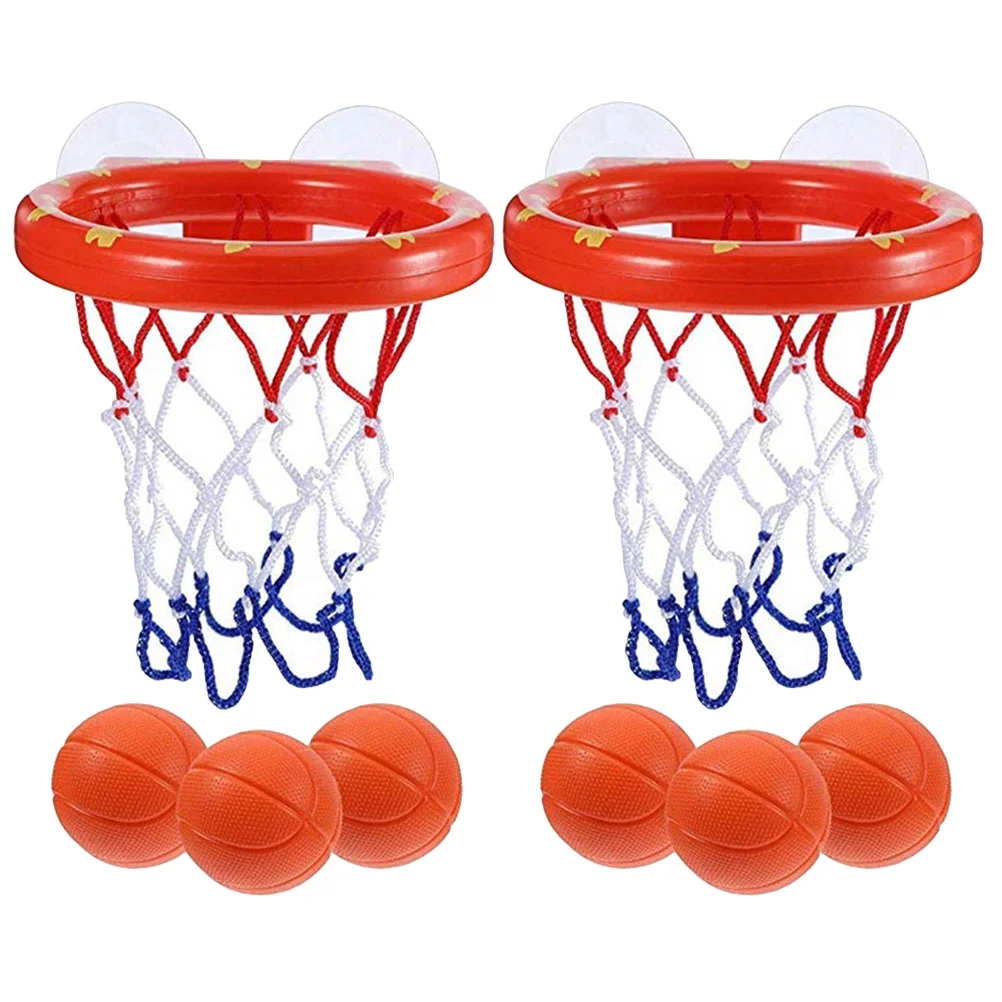 

2 Sets Bath Toys Bathtub Basketball Toy for Toddlers Kids Boys and Girls