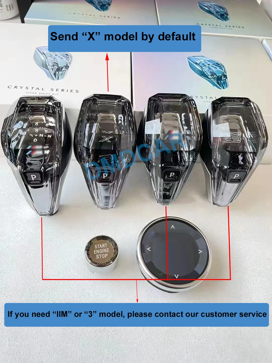 Кнопка регулировки громкости ручки переключения передач Crystal 3 шт./компл. для BMW G28