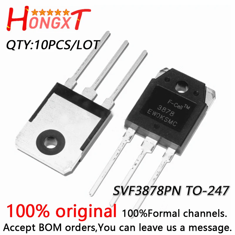 10 шт. 100% новый транзистор полевого эффекта SVF3878PN 3878 TO-247 MOS 9A 900V.
