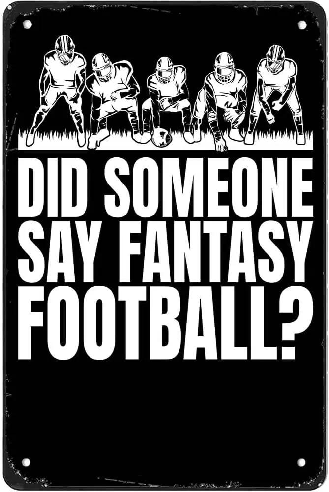 Новый Vntge Metl Tn Sgn Funny Dd Someone Sy Fntsy Footbll Mn Cve Frm Br Grge Wll rt Yrd Chrstms Hlloween Grlfrend Boyfrend 8&quot
