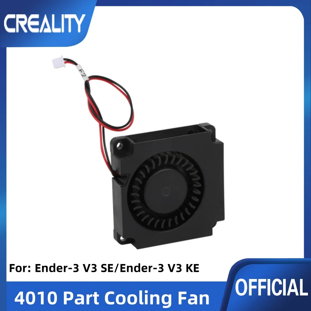 Фото Оригинальный вентилятор Creality 4010 для Ender-3 V3 SE/Ender-3 V3 KE, аксессуары для 3D-принтеров, охлаждающий вентилятор, детали 3D-принтера №1
