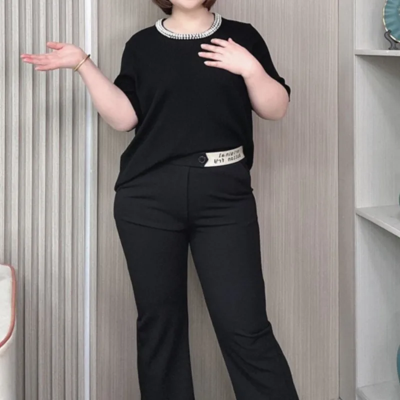 Женская трикотажная футболка из вискозы с коротким рукавом и круглым вырезом