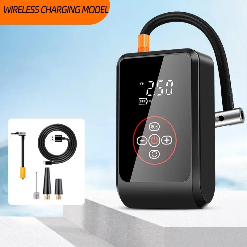 Портативный Мощный Беспроводной Автомобильный Воздушный Насос Автоматический