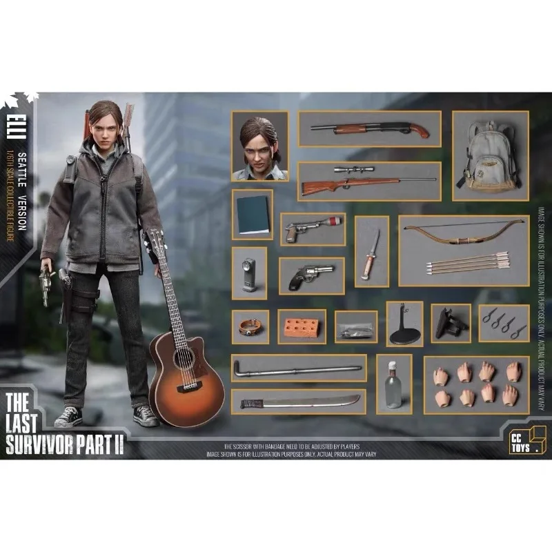 Фото Коллекционная подвижная фигурка CCTOYS 1/6 Survivor 2 Apocalypse Ellie/Joel, масштаб 1:6 №1