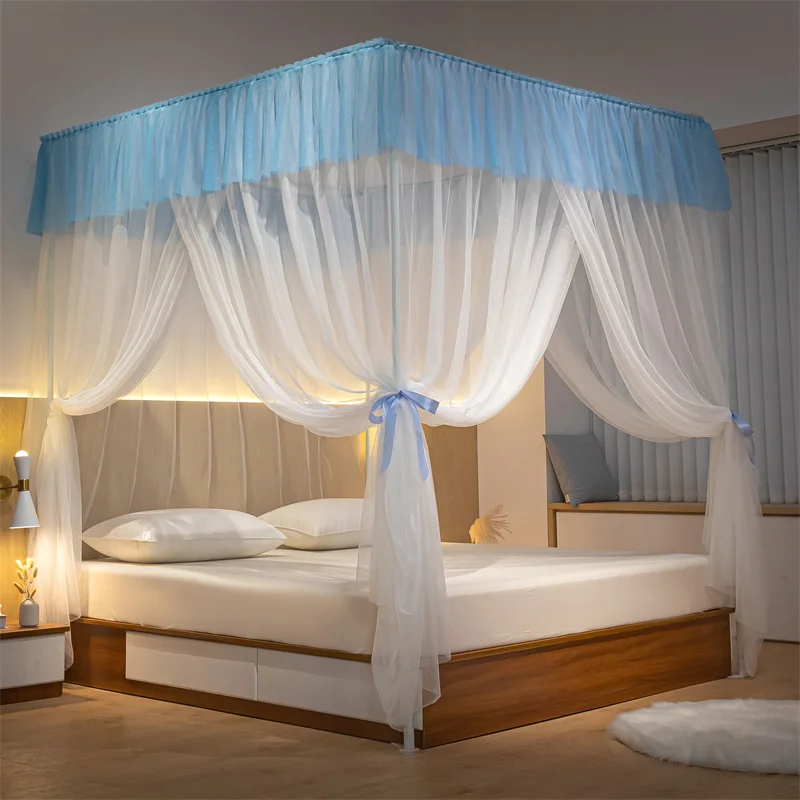 

Canopy Bed Curtains Mosquito Nets Princess Baby Kids Frames Anti Mosquito Nets Tent Adults Mosquiteiros Beds Furniture WK50WZ