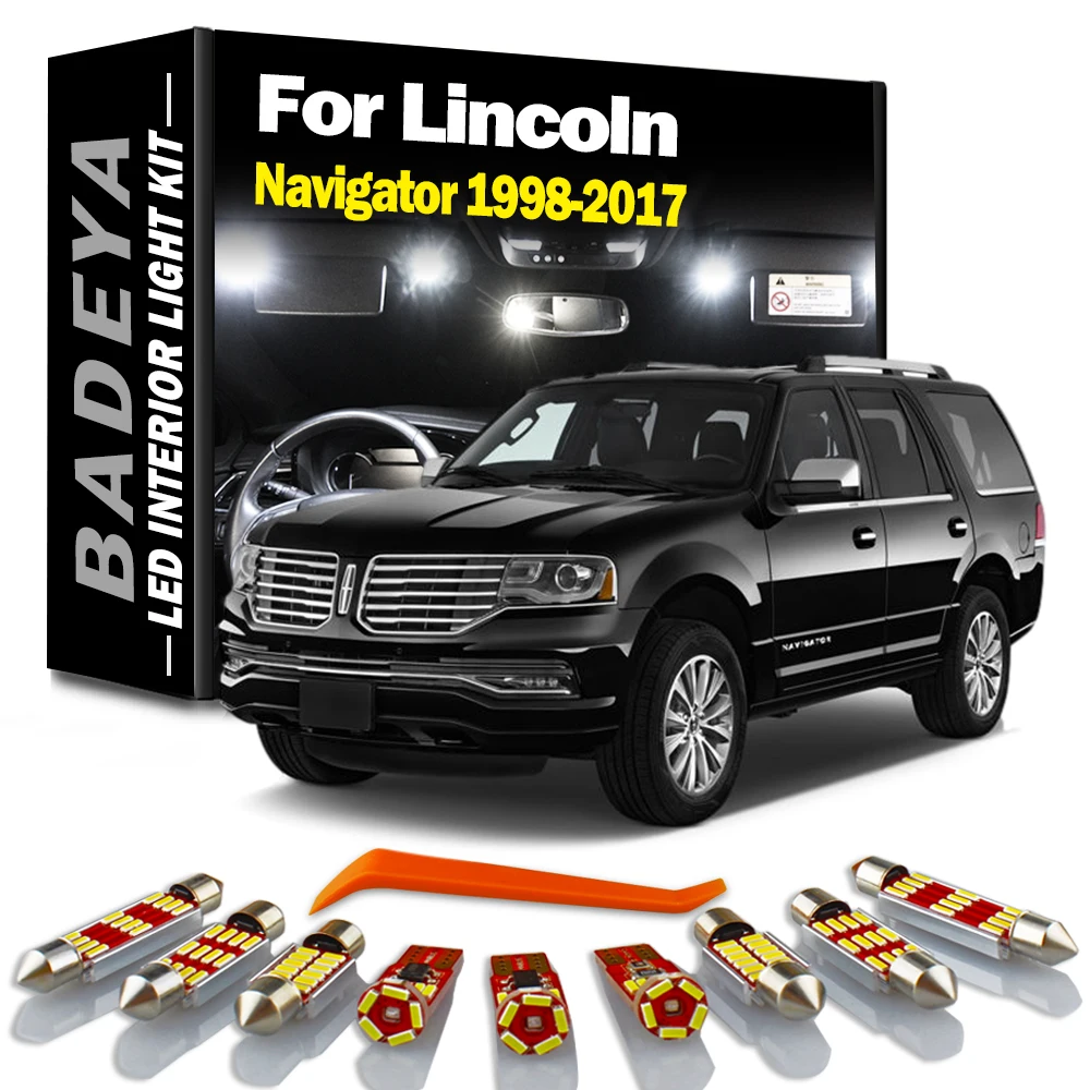 Комплект Внутренних Навигационных Ламп Badeya Canbus Для Lincoln 1998-2017 Универсальный