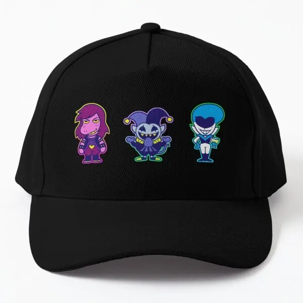 

Комплект из 3 бейсболок Deltarune, шапка, кепка, шляпа, хип-хоп женская мужская шапка с принтом, весна Уличная летняя бейсболка черного цвета