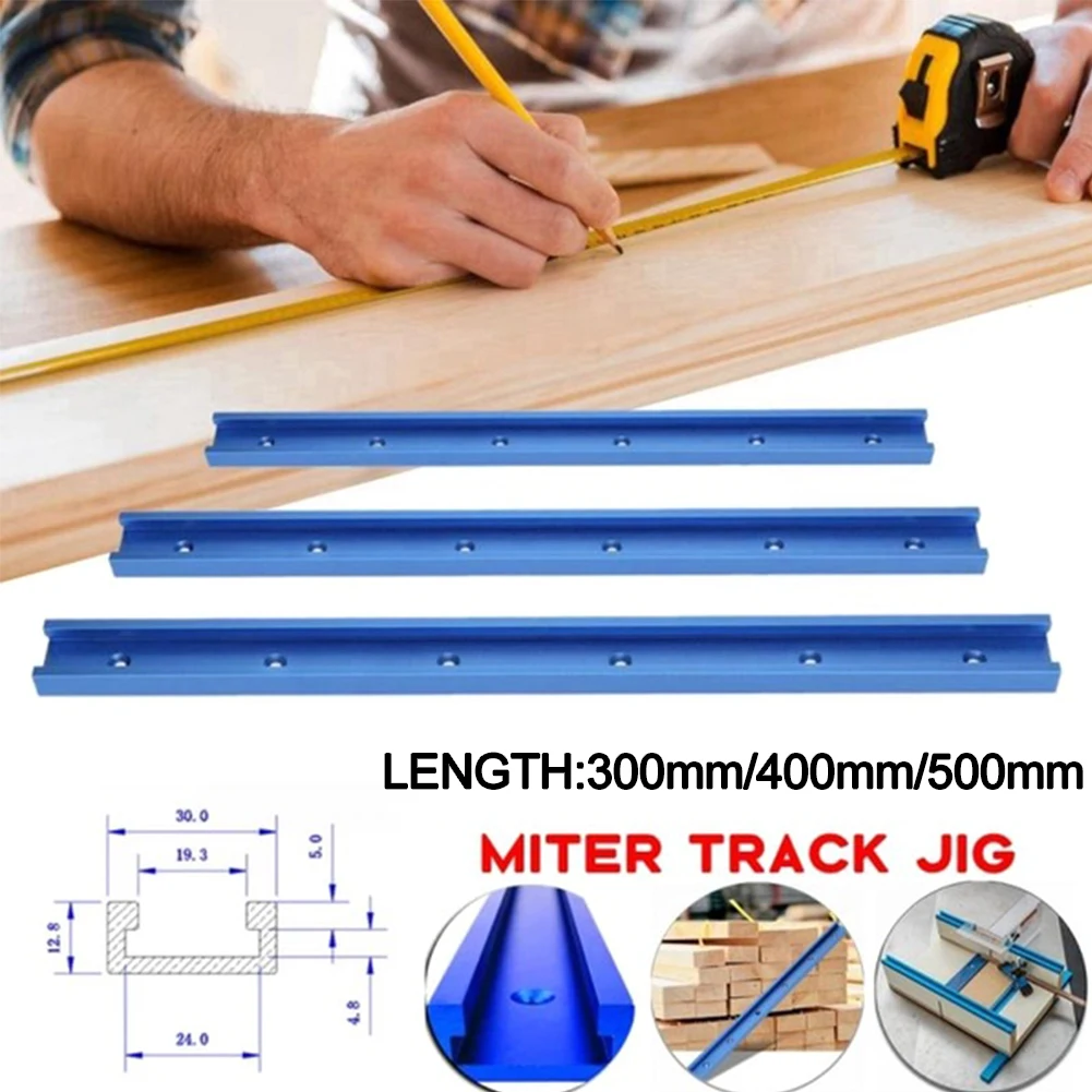 

Jig DIY Bandsaws Aluminum Alloy Portable T Slot Miter Track Fixture Sliding Professional Woodworking Tool For Router Table