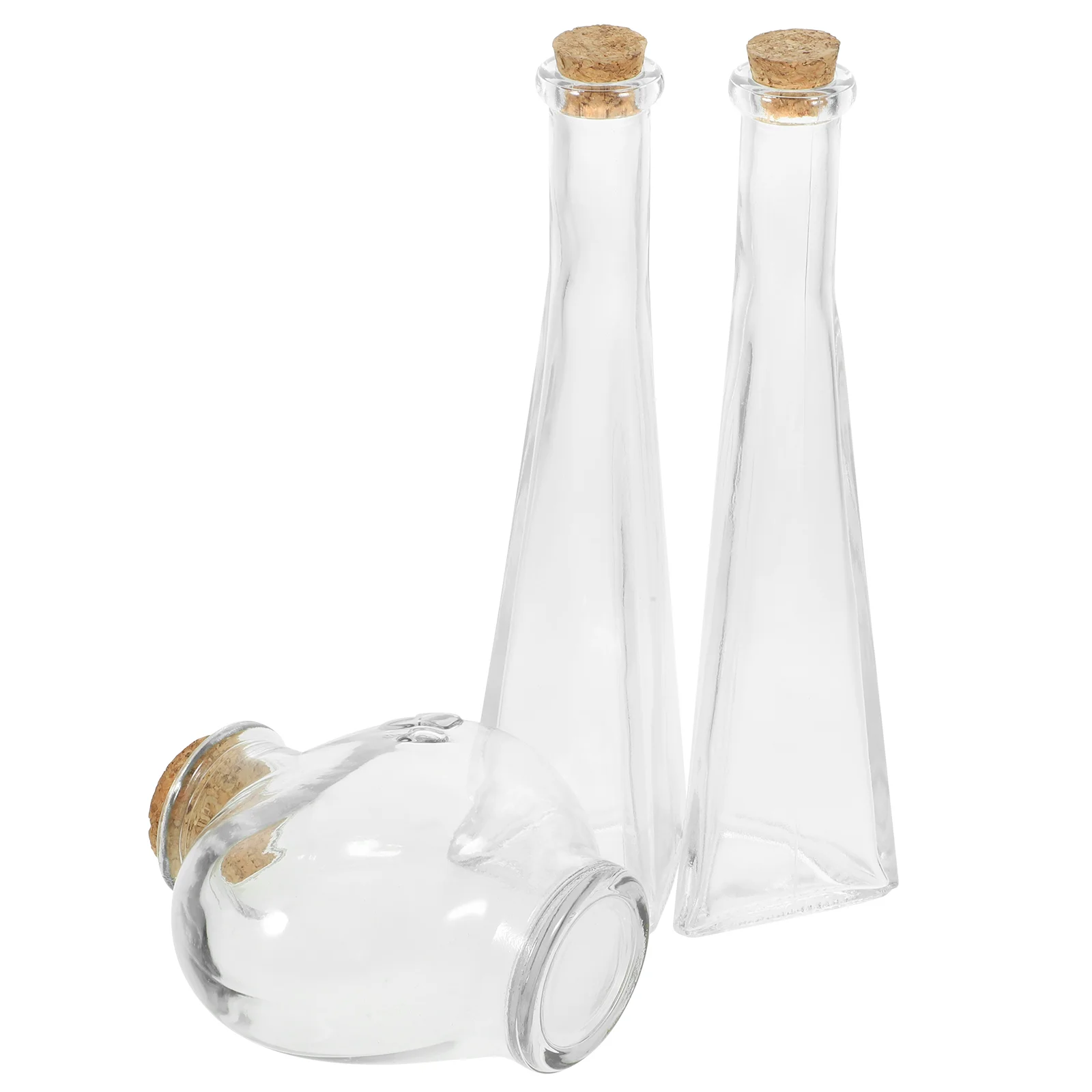 

Souvenir Sand Decorative Bottle Glass Transparent Drift Bottles Empty Container Jar