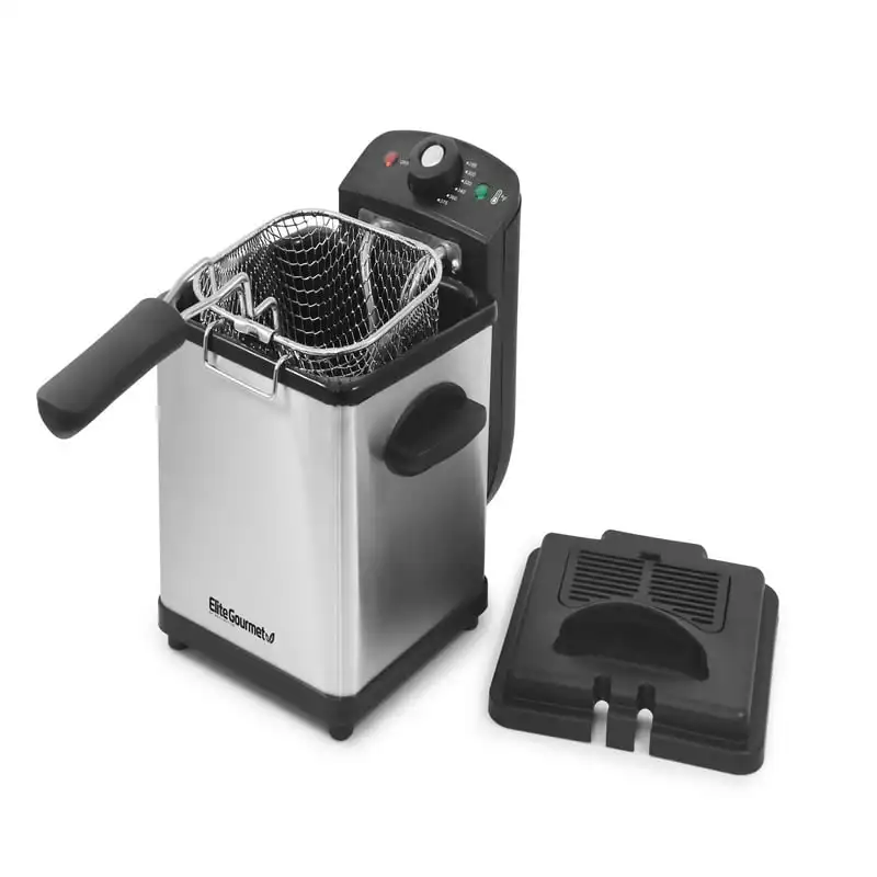 

1.6 quart Deep Fryer Stainless Steel