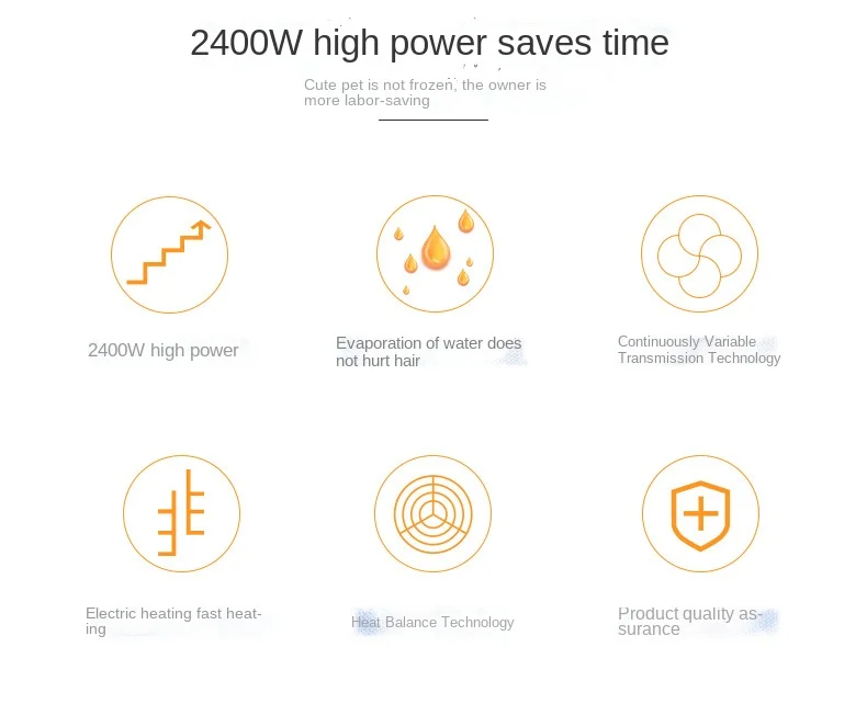 Фен для домашних животных профессиональная Бесшумная сушилка с высокой
