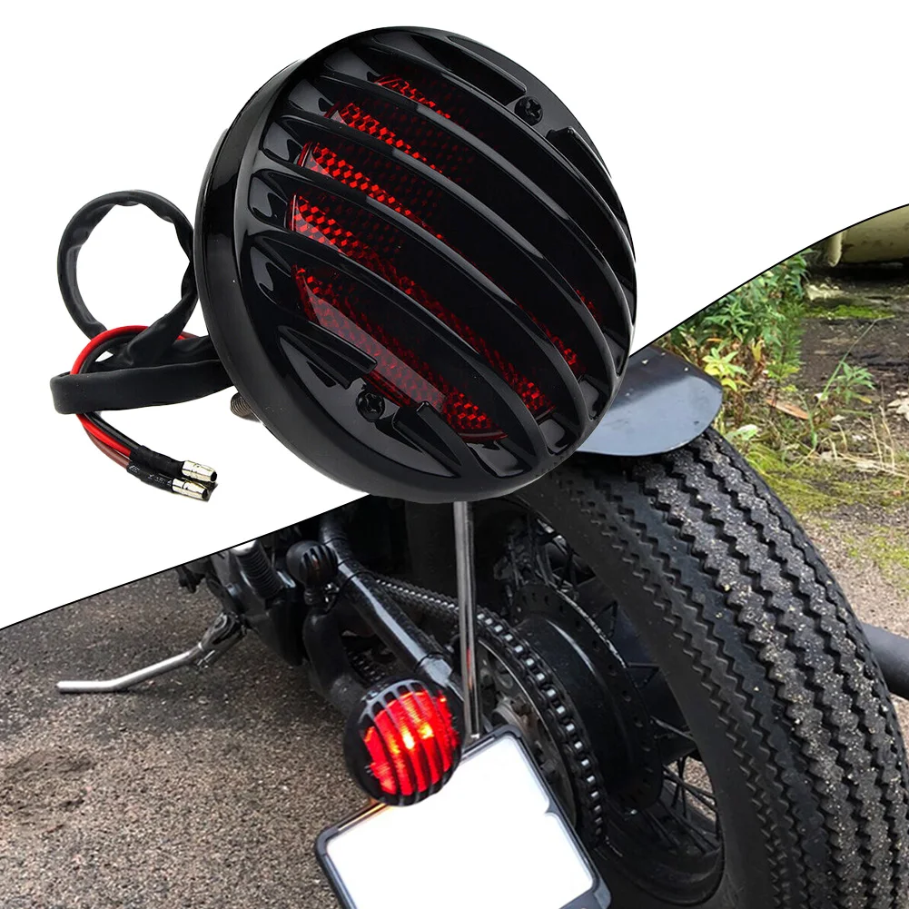 

Universal 12V Motorcycle Tail Light Motorbike Modified Rear Tail Signal Lamp Brake Stop Red Indicator
