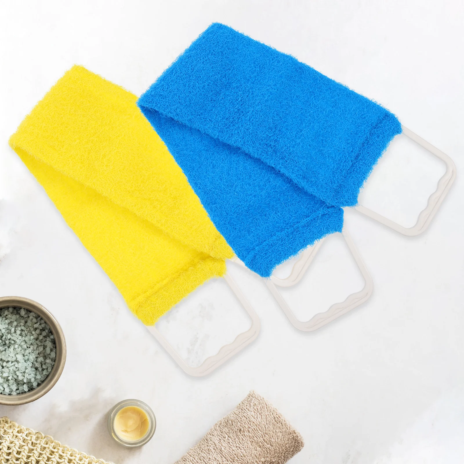 

Bath Wash Towel Exfoliating Bath Cloth Back Scrubber Towel Long Shower Cloth Towel for Body Bath Shower ( ) Washcloth Loofah