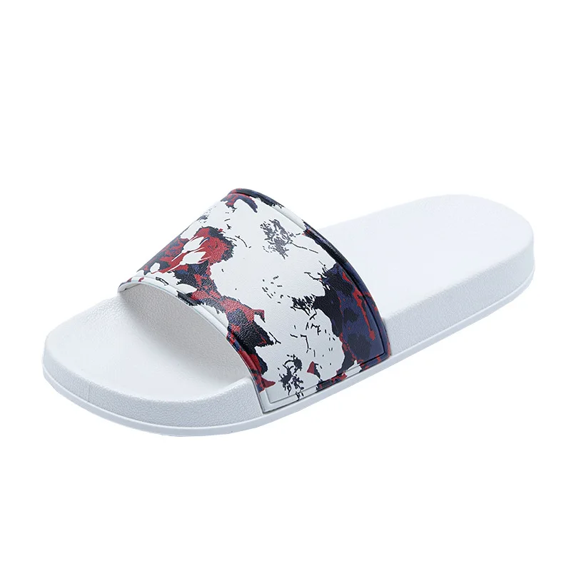 

Slippers Woman Printing Cartoon Home Slippers Thick Sole Sandals Women Shoes Ladies Flip Flops Indoor Flat женские тапочки
