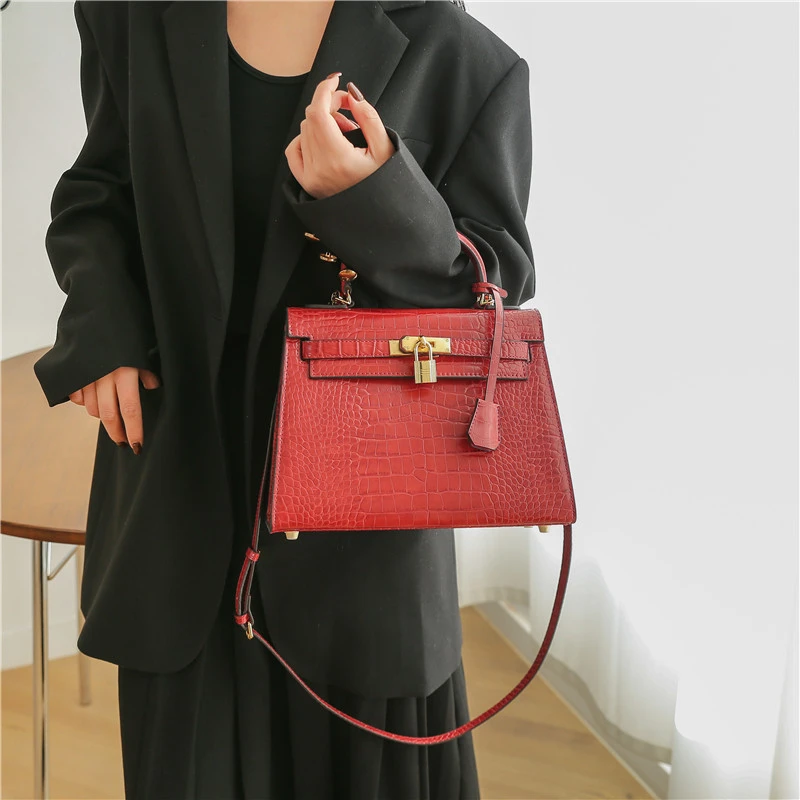 

This Year's Popular Women's High-grade Texture Kelly Bag Autumn And Winter 2022 New Small Handbag Cross-body