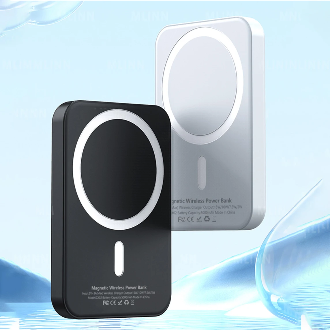 Macsafe Power Bank For iphone14 13 12 Pro Max Mini External Auxiliary Battery Portable Magnetic Wireless Powerbank Original 1:1