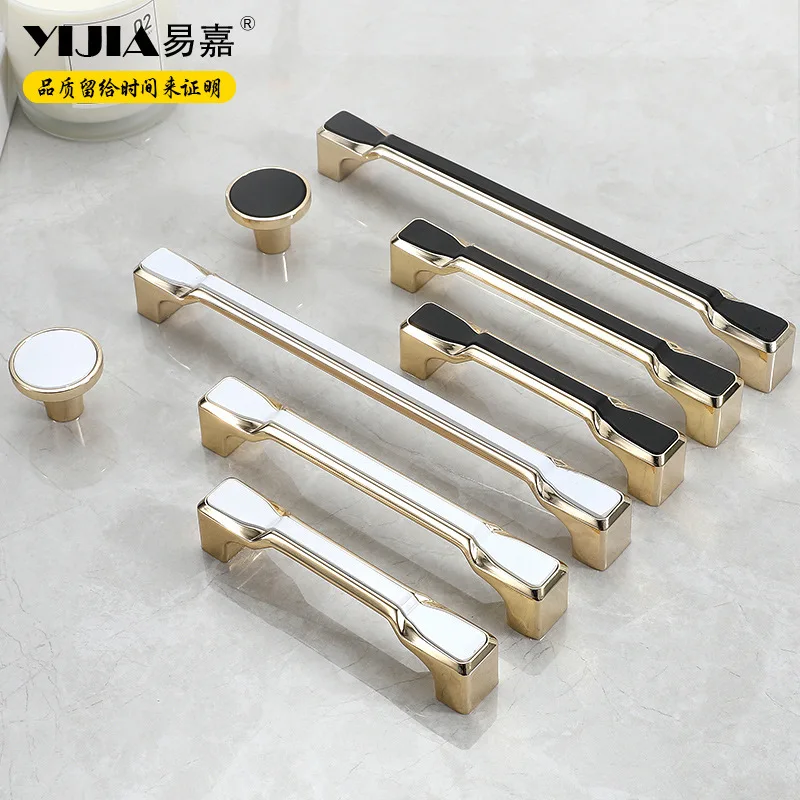 

Simple Solid Cabinet Handle Rounded Corner Zinc Alloy Thick Handle Hardware Handle Drawer Handle Wardrobe Handle