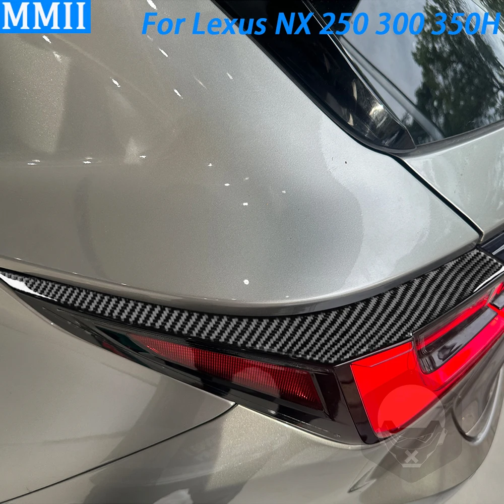 Задняя панель из углеродного волокна для Lexus NX 250 300 350H 2022-2024 отделка панели