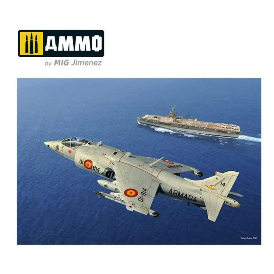Фото Комплект сборной модели KINETIC K8505 1/48 Harrier AV-8S Matador-испанский, американская, британская версия №1