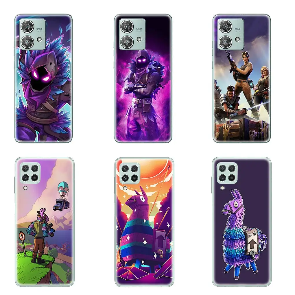 Фото Wallpaper F-Fortnites-Lovely Phone Cover for Motorola Moto G13 G14 G53 G54 G62 G72 G82 G84 E13 E20 G42 G32 G23 G22 Soft Case №4