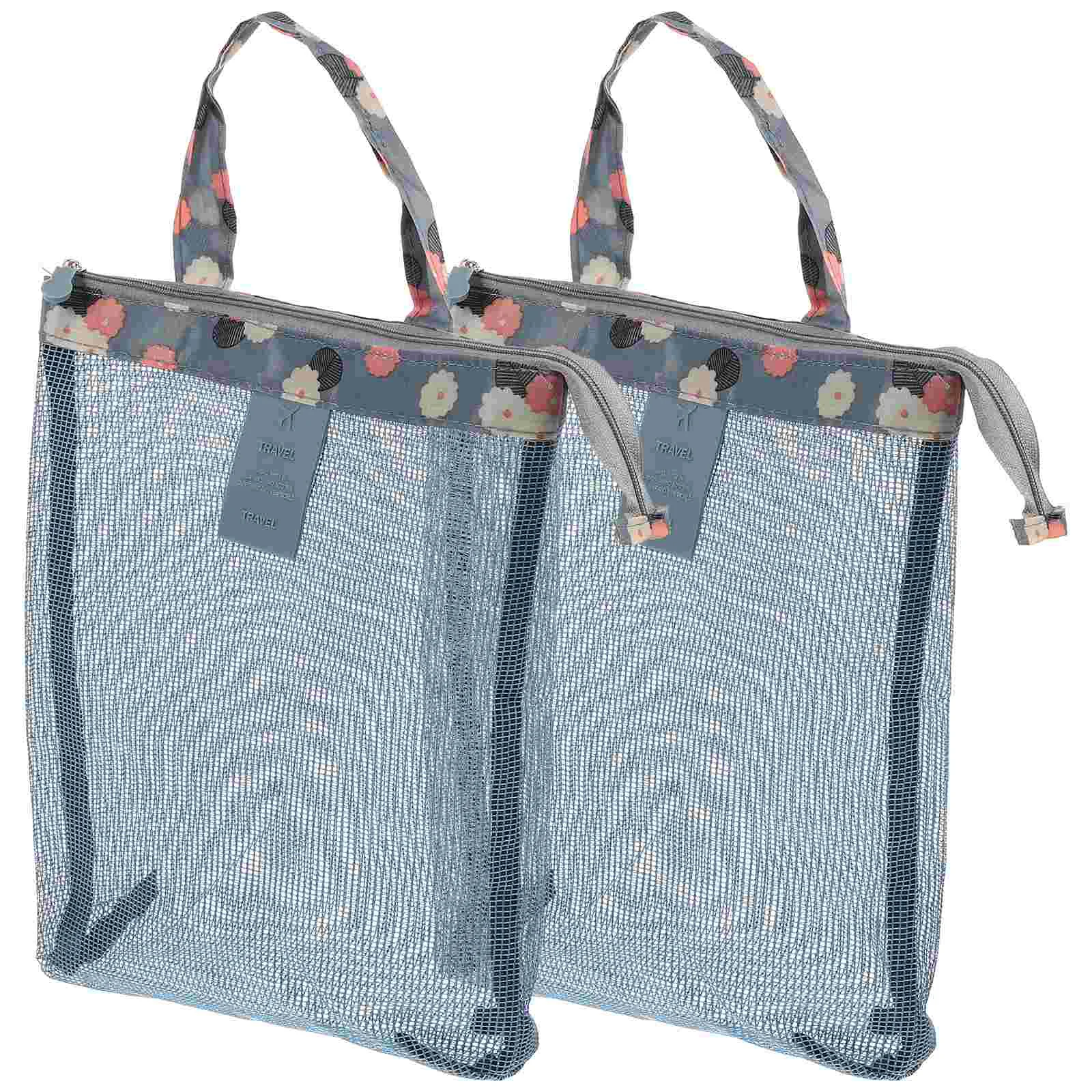 

Bag Bags Mesh Makeup Travel Toiletrypouches Zipper Storage Simple Wash Portable Towelsswimsuitwet Convenient