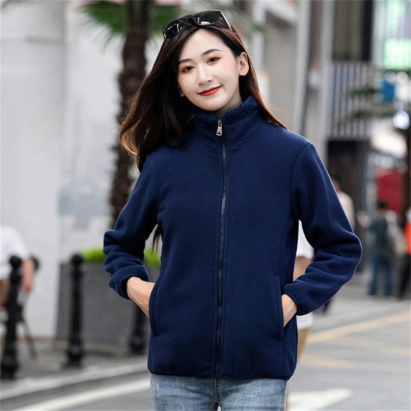 Зимняя Толстая флисовая куртка женское уличное пальто для кемпинга походов