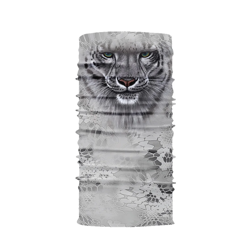 

3D Digital Animal Printed Half Mask Fast Dry Breathable Headscarf Outdoor Cycling Scarf