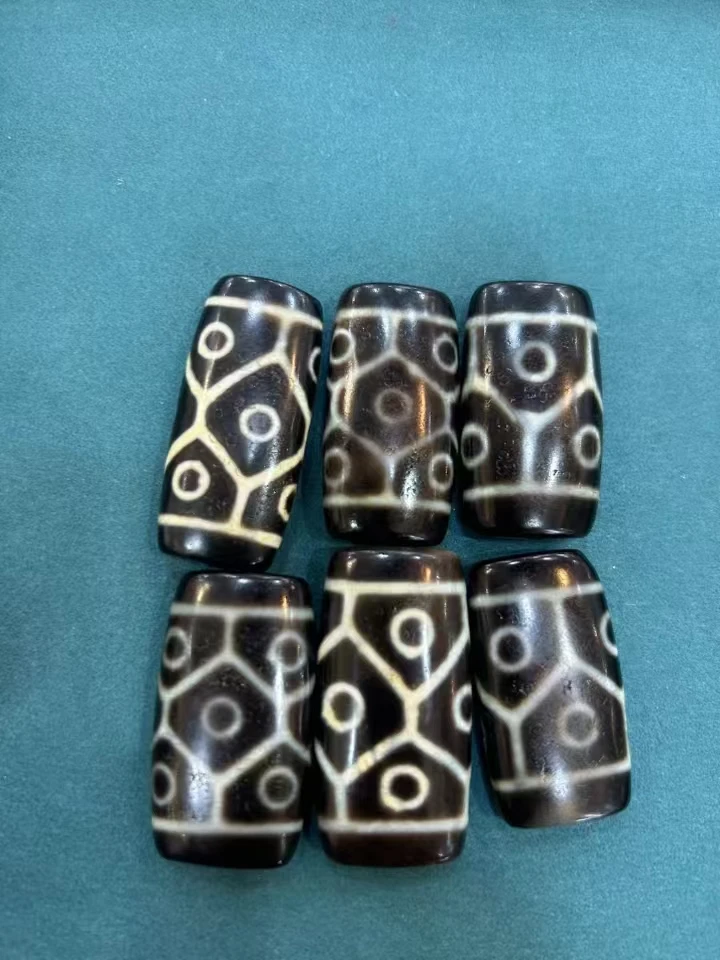 1 шт./лот старый агат Дзи из бисера черепаха сзади 9 глаз ожерелье натурального