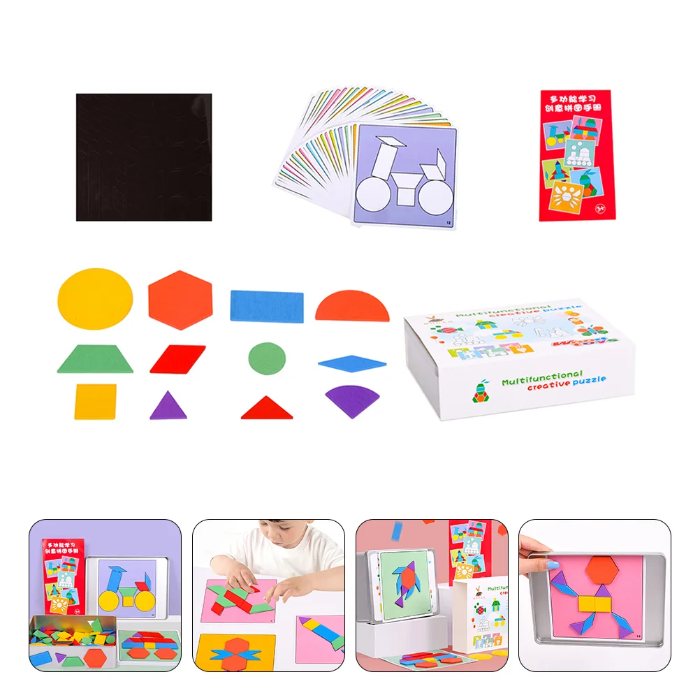 

1 Set Children Shape Recognition Wooden Colorful Toys Educational