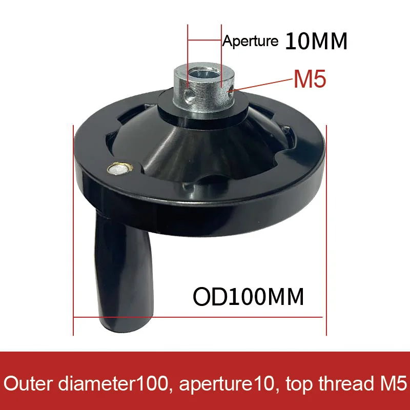 

63/80/100/125/160/200 мм оцинкованный бакелитовый маховик съемная нескладывающаяся ручка для фрезерного станка токарный станок 3D-принтер с ЧПУ