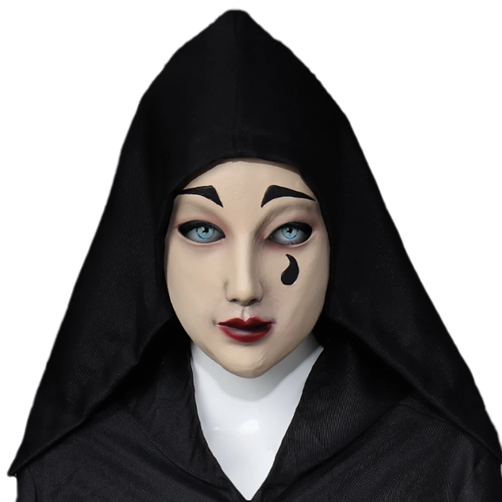 

Horror Movie A Haunting in Venice Mask Cosplay Ghost Face Latex Helmet Halloween Carnival Dress Up Party Costume Props