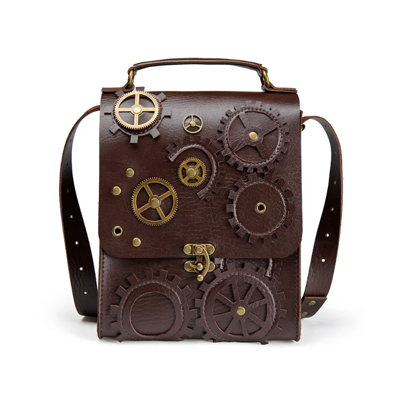 

Chikage Steampunk Vintage Women's Cross-body Bag Personality Multi-function Handbag Large Capacity Exquisite Shoulder Bag