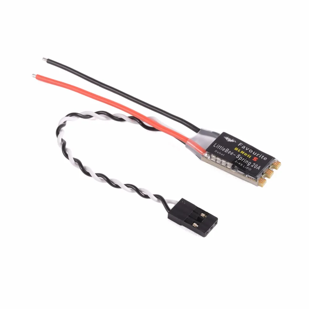 1/ 2/ 4 / 8 pc FVT LITTLEBEE Little bee BLHeli-s SPRING 20A 30A ESC 2-6 S поддерживает Mulitshot Opto Oneshot42 OneShot125 Multic |