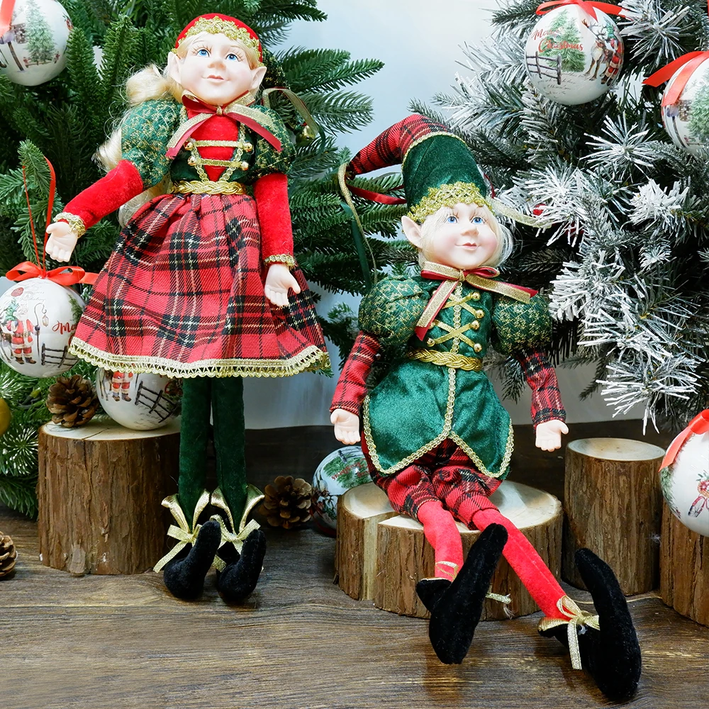 Пара эльфов ABXMAS для декора