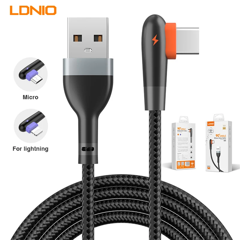 

LDNIO LS561 2.4A Fast Charging Data Cable Which Supports Data Transmission USB Cable For Iphone 14 13 12 11 Pro Max Xr X SE