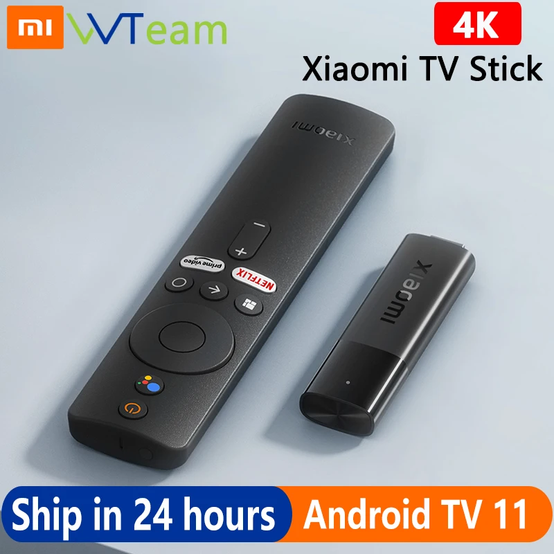 2022 Xiaomi Mi TV Stick 4K Android 11 HDR четырехъядерный 2 ГБ + 8 Гб Bluetooth 5 0 Wifi смартфон | Электроника