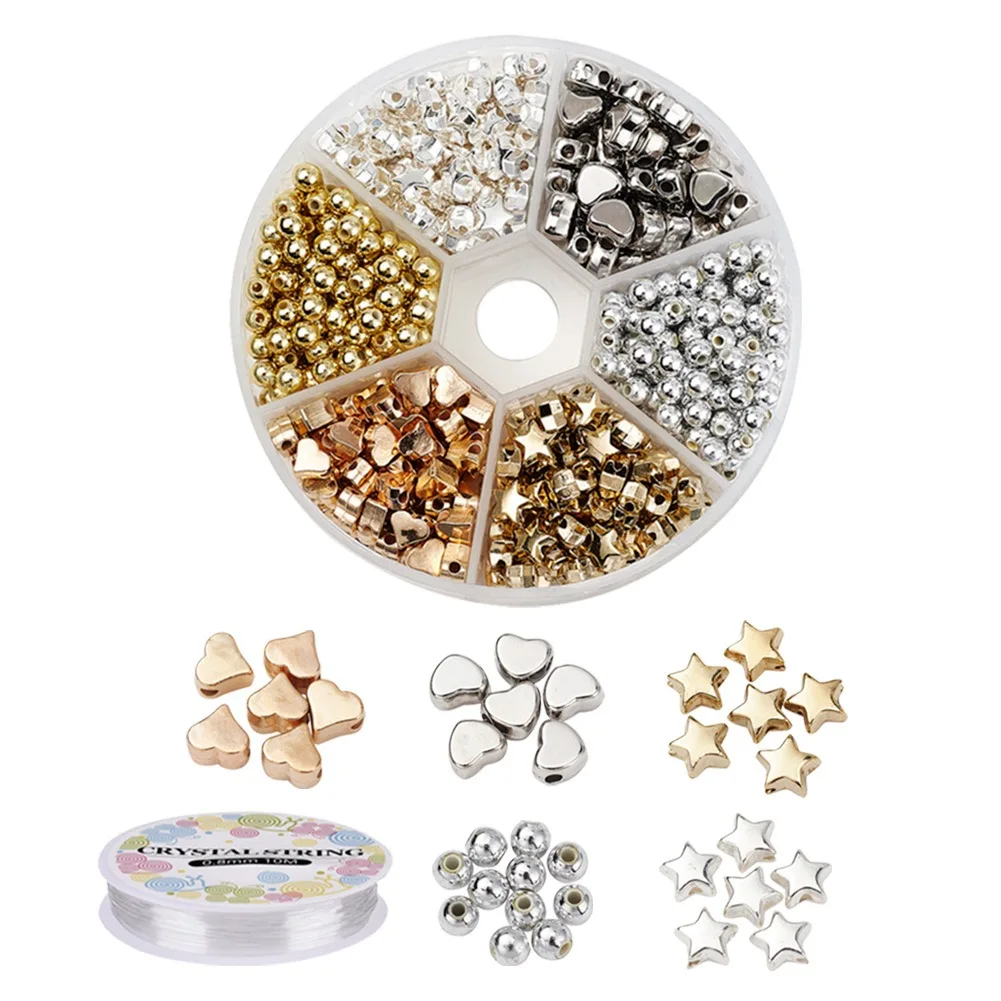 

DIY Beads CCB Stars Love Beads Set For DIY Fashion Necklace Earrings Jewelry Supplies Handmade Jewelry Material Accessories Set