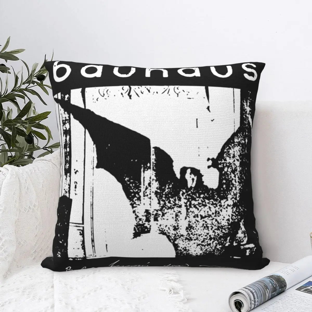 Декоративная наволочка боухаус крылья летучей мыши Bela Lugos Is Dead альбом для дома
