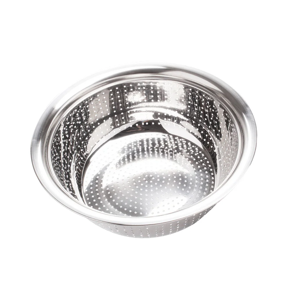 

Bowl Colander Strainer Basket Fruit Vegetable Basin Drain Stainless Steel Rice Washing Mesh Kitchen Pasta Draining Strainers