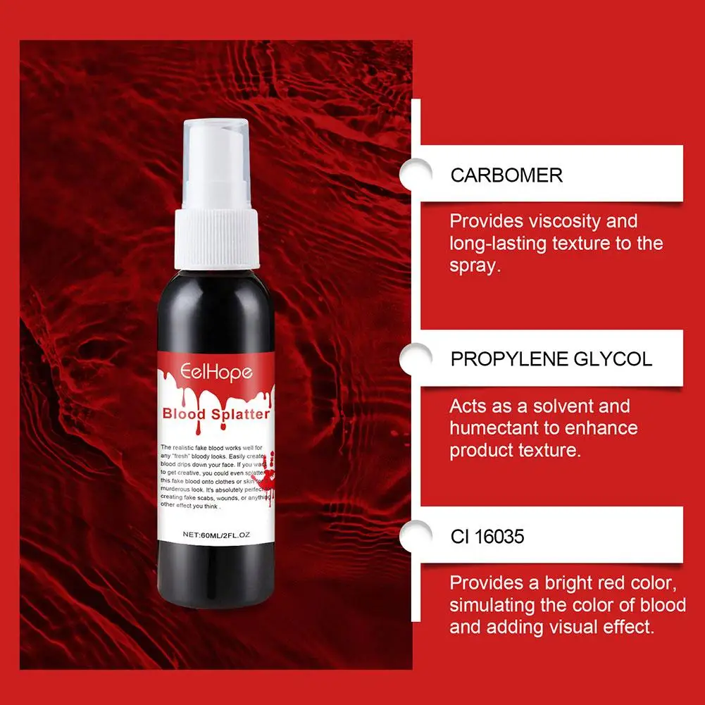 60 мл плазменный спрей Хэллоуин Праздничная вечеринка Атмосфера Развлечения