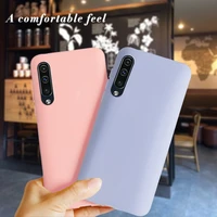 solid color liquid silicone phone case for samsung for samsung a50 s a50s a 30s straight edge drop protection case