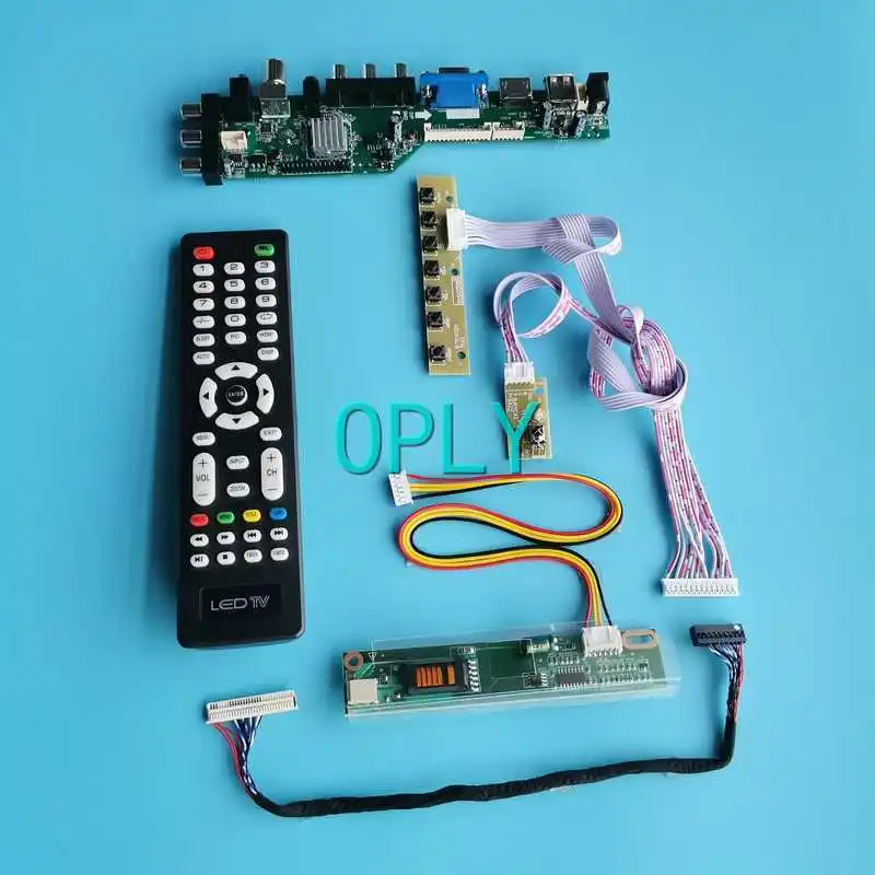 

3663 DVB Digital Controller Board Fit LQ150U1LW22 LTN150U4-L01 USB VGA AV RF HDMI-Compatible 30Pin LVDS 15" 1-CCFL Kit 1600*1200